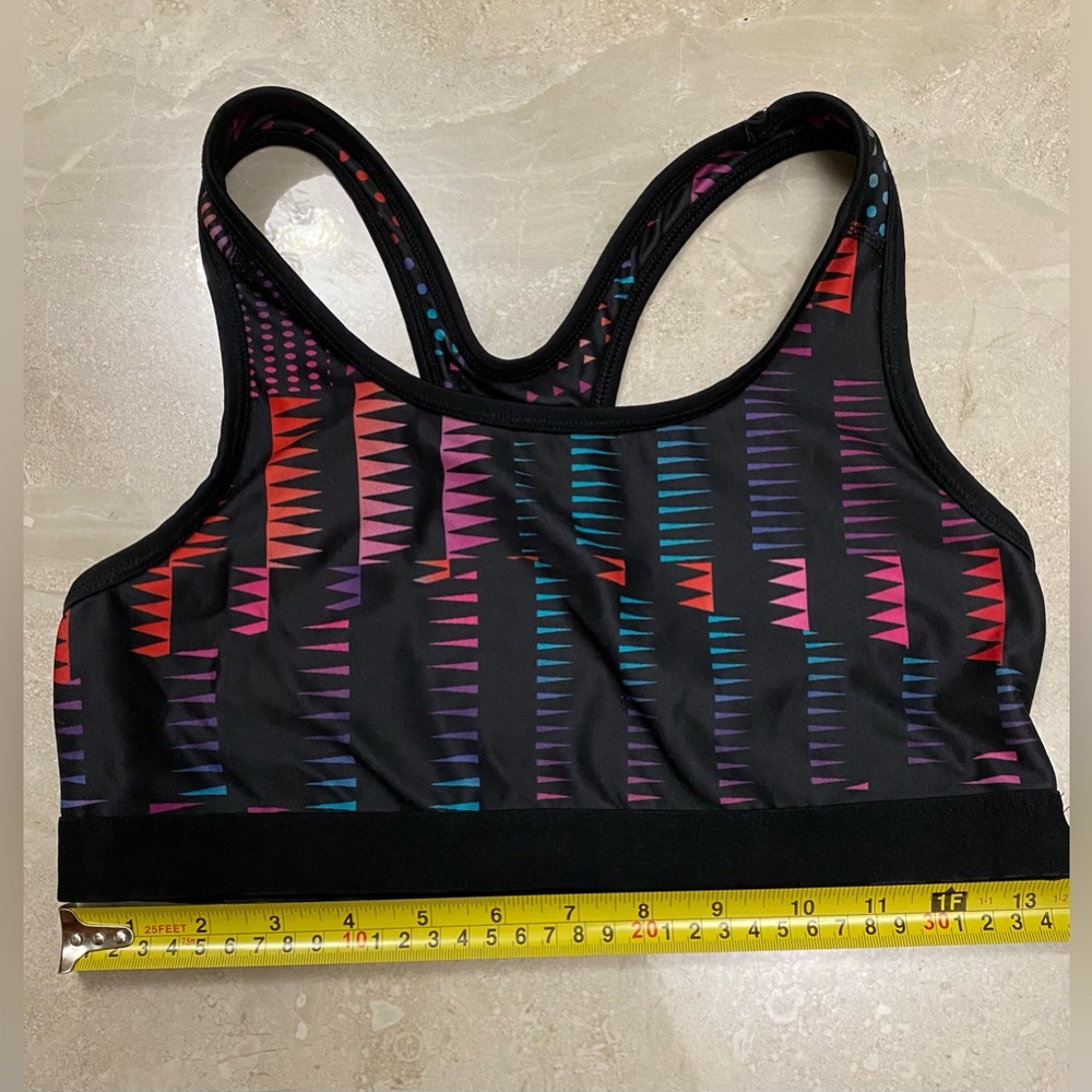 Vibrant Patterned Women's Sports Bra